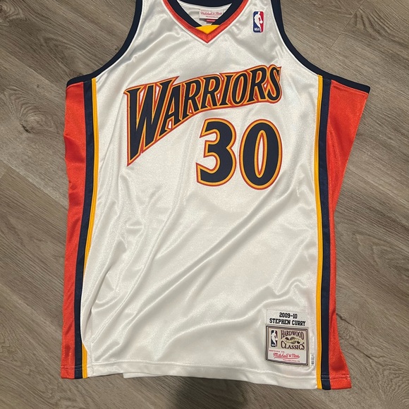 NBA Other - NBA Warriors White and Orange Jersey Authentic Game Shirt We Believe Jerseys